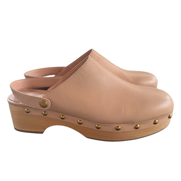 J.Crew Convertible Leather Clog in Nude, Size 11 - Picture 1 of 9